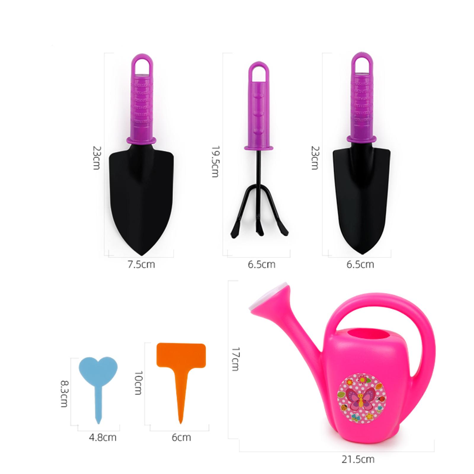 Gardening Tools For Toddlers - Kinder tuingereedschapset met draagtas, activiteitenset, plantgereedschap,
