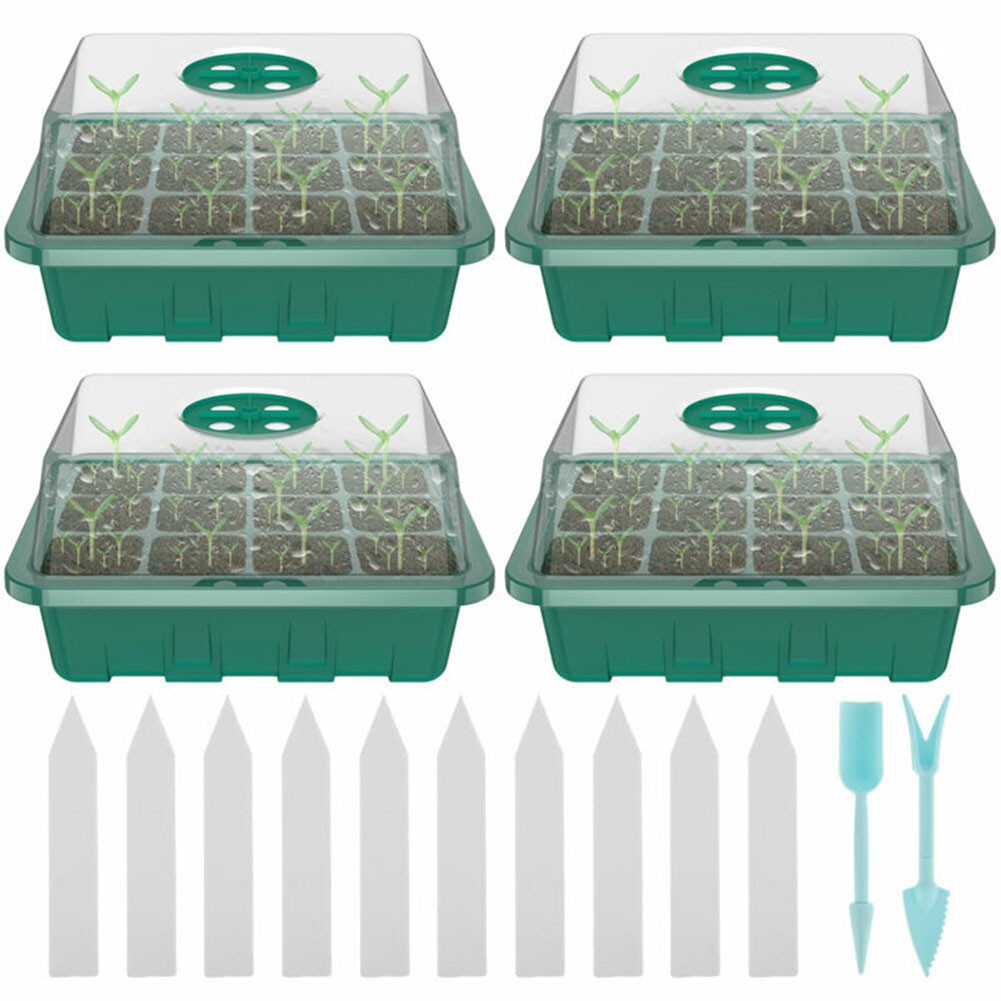 Greenhouse Mini Indoor - 4 stuks Mini Kas 12 Compartimenten