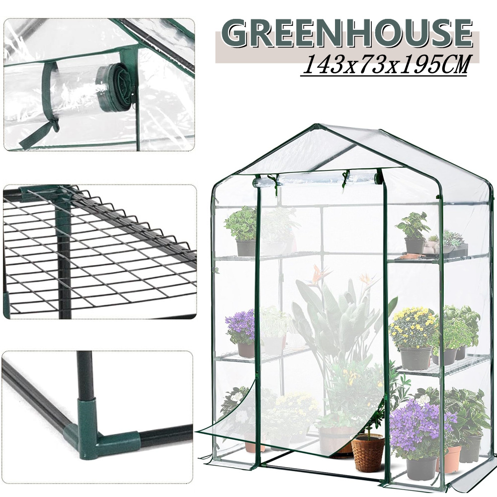 Greenhouse Mini Indoor - Loop-in 3-laags kas, draagbare binnen- en