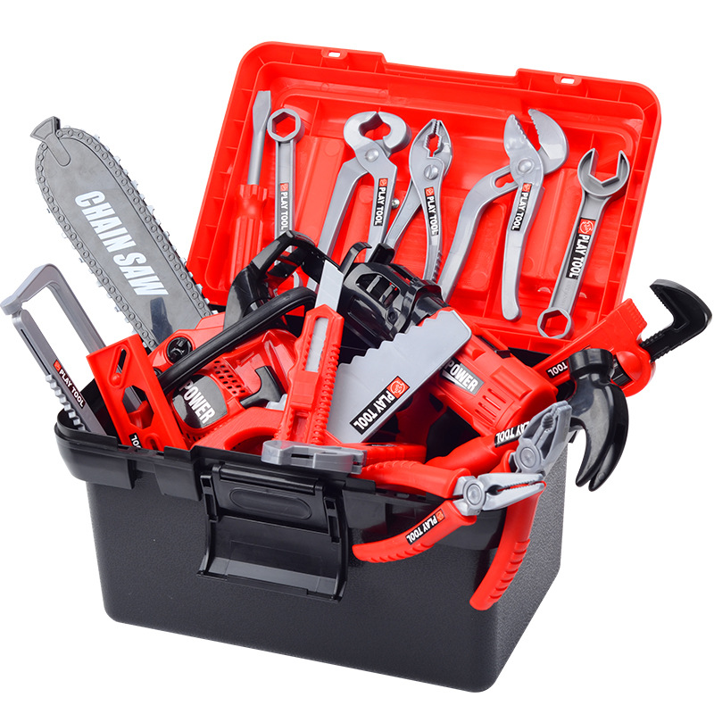 Gardening Tools For Toddlers - Kindergereedschapset, speelgoedboormachine, schroevendraaier, gereedschapskist, rollenspel bouwset,