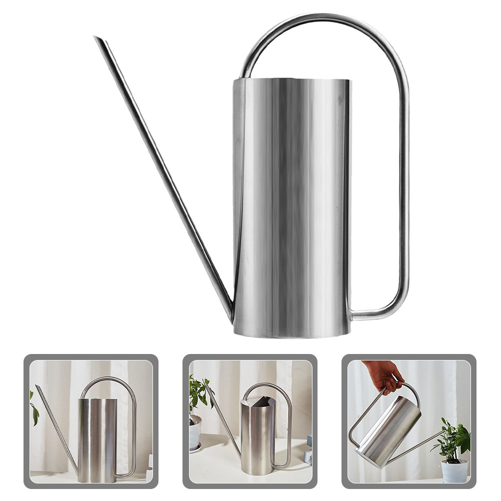 Watering Can Long Spout - Premium roestvrijstalen gieter met ergonomische handgreep,