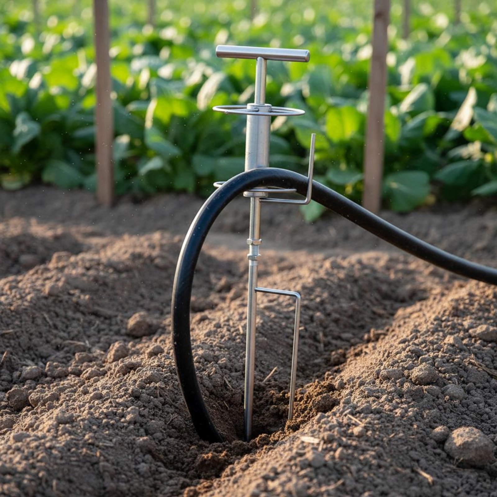 Gardening Tools Guide - Agrarische slangtrekker met dubbele as, metalen