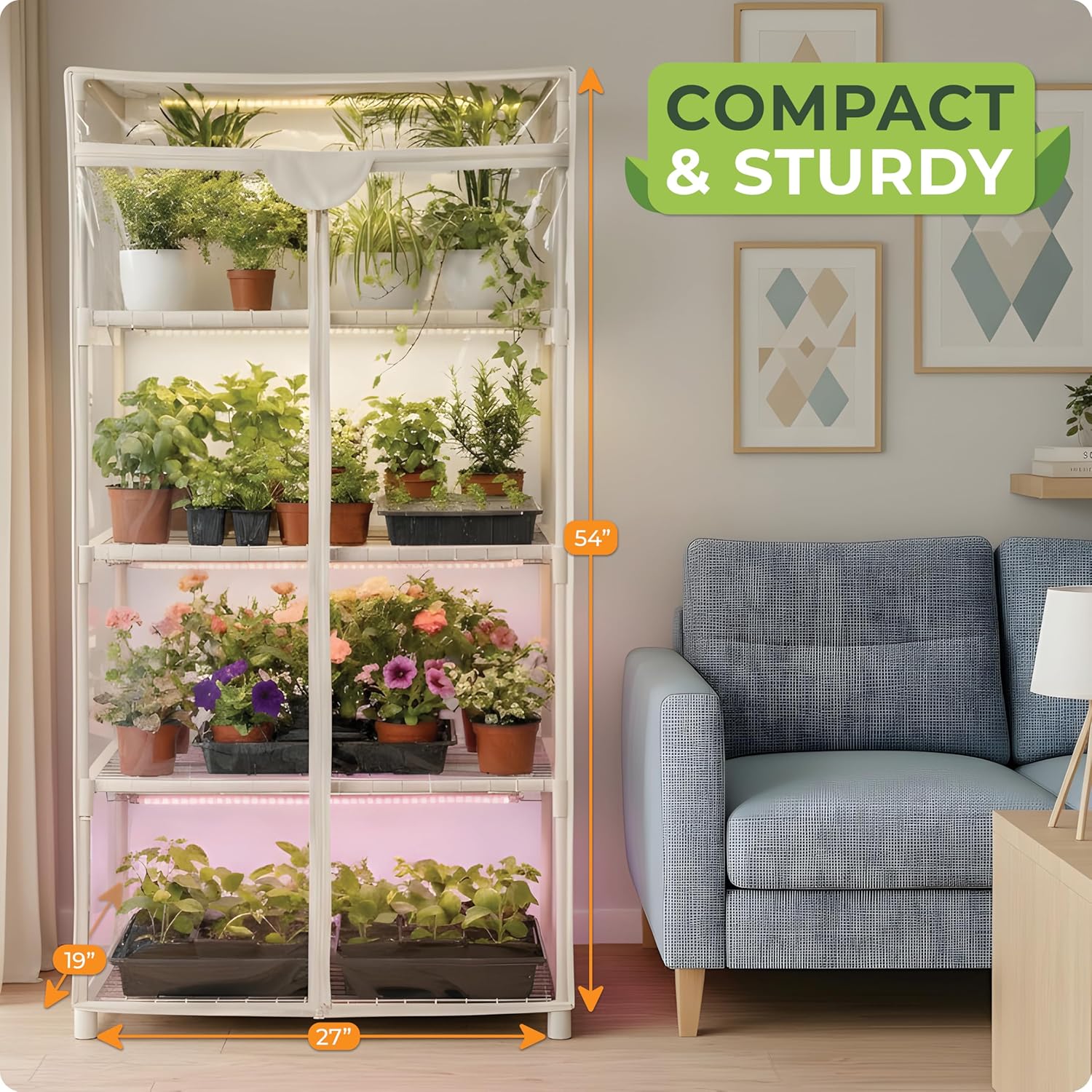 Mini-kas voor binnenplanten me - Greenhouse Mini Indoor recensie en prijs