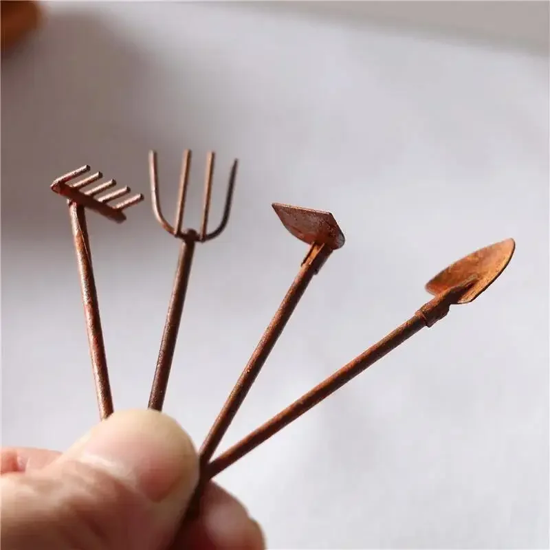 4 Stks/pak Miniatuur Tuingeree - Gardening Tools Toys recensie en prijs