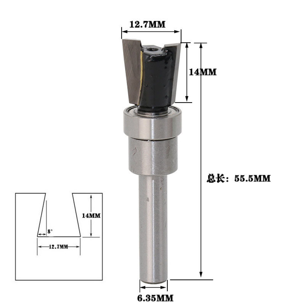 1pcs Router Bit 1/4 