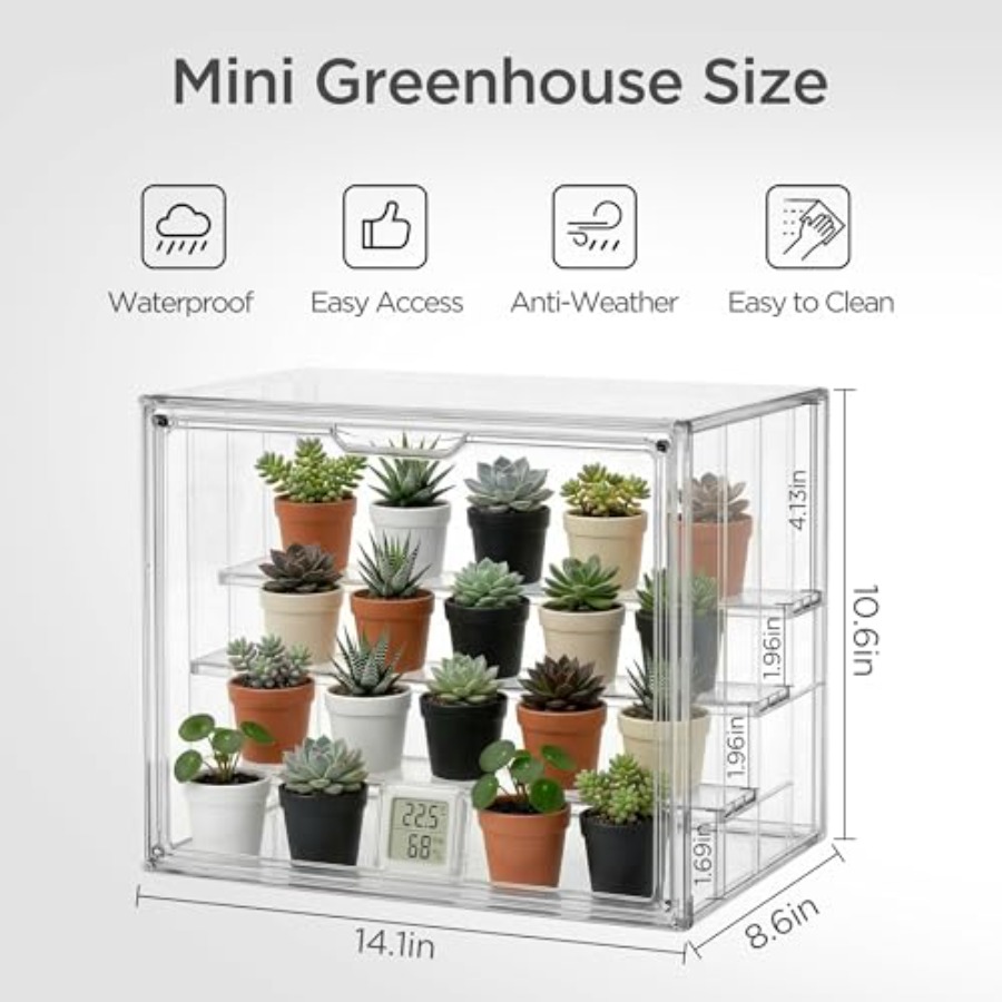 Mini-kas voor binnen, voor kle - Greenhouse Mini Indoor recensie en prijs