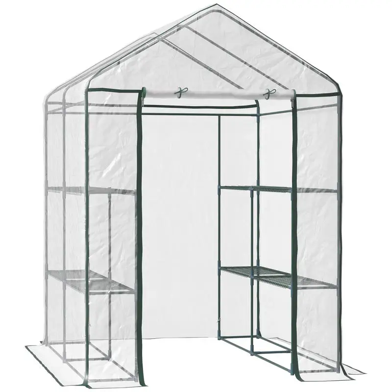 Outsunny 5' x 5' x 6' Mini Wal - Greenhouse Mini Indoor recensie en prijs