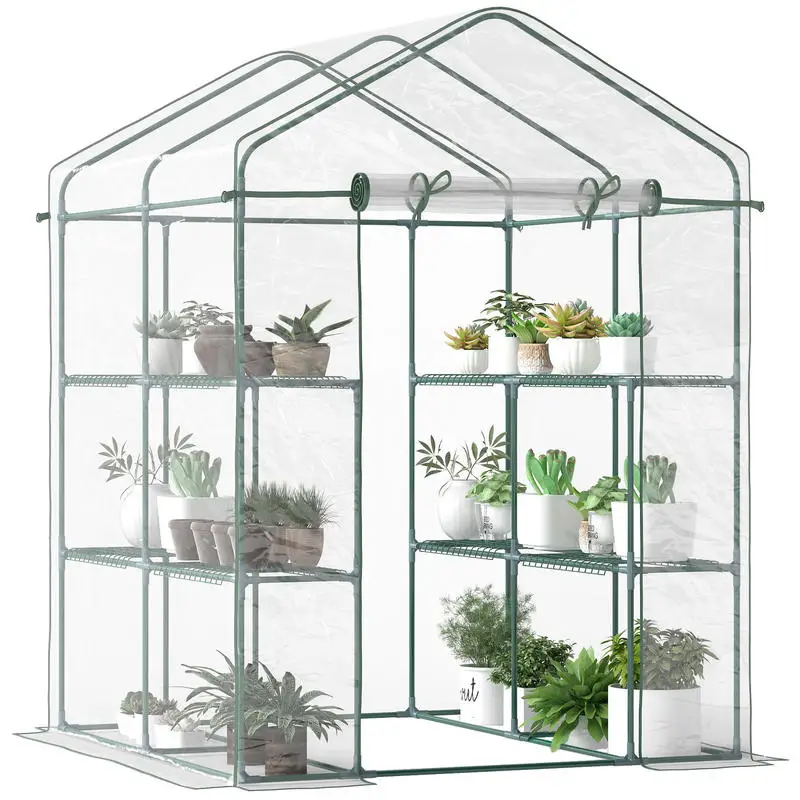 Outsunny 5' x 5' x 6' Mini Wal - Greenhouse Mini Indoor recensie en prijs