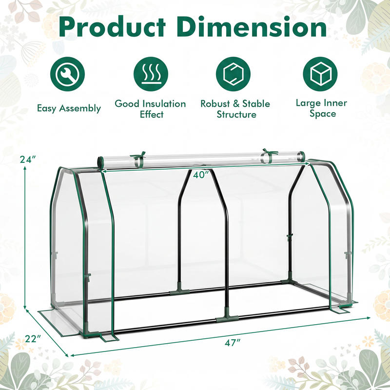 Draagbare mini-kas met ritsslu - Greenhouse Mini Indoor recensie en prijs