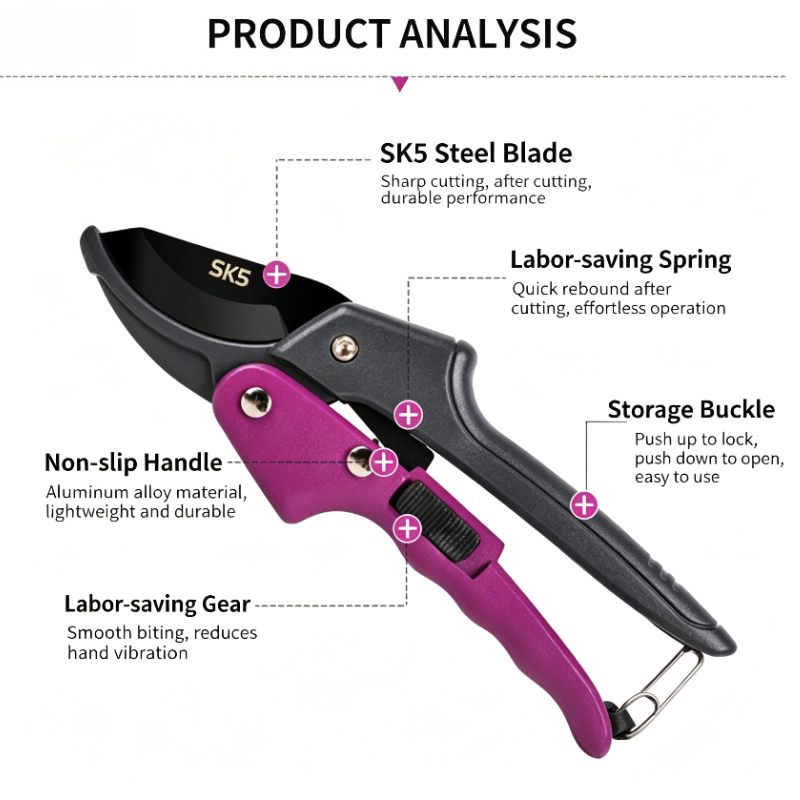 SK5 Gear Snoeischaar Draagbare - Gardening Tools Sharp recensie en prijs