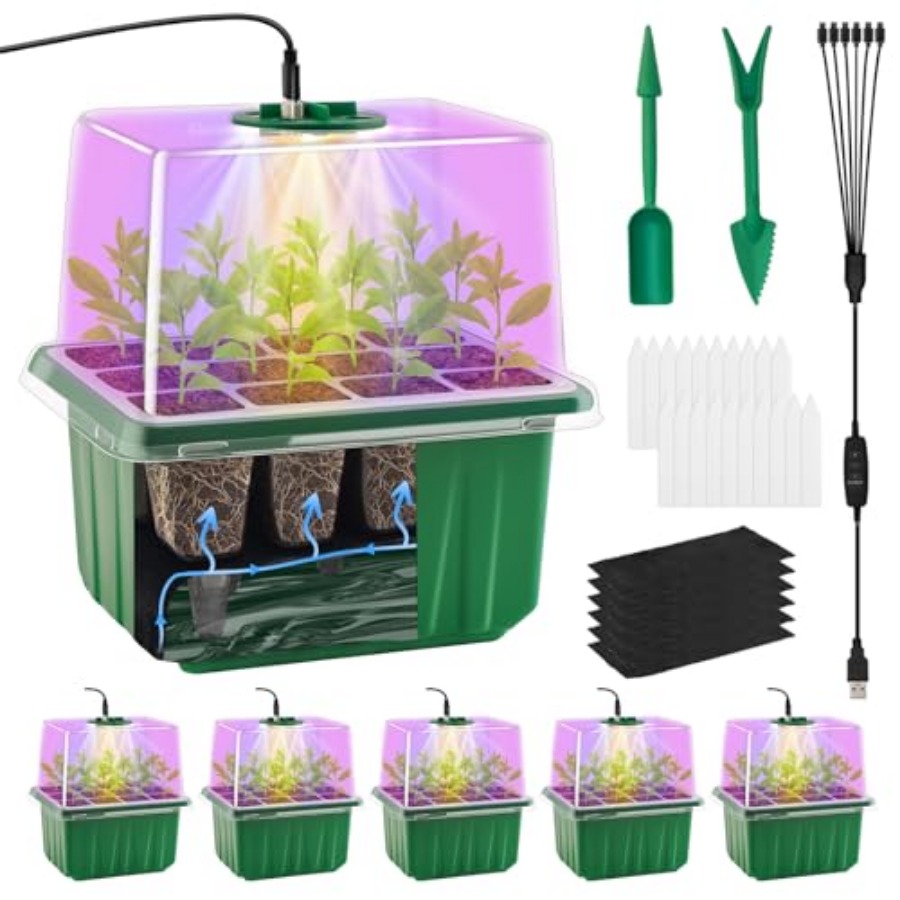 Zaaitray met verlichting, 6-pa - Greenhouse Mini Indoor recensie en prijs