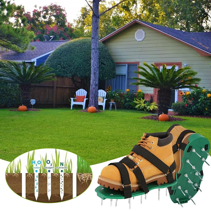 1 paar gazonbeluchter sandalen - Gardening Tools Revit recensie en prijs