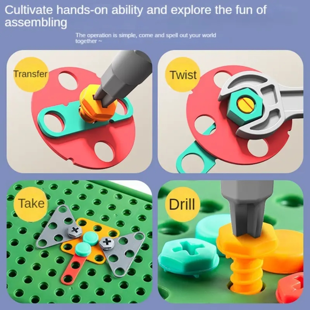 450 stuks kinder STEM-boorset  - Gardening Tools For Toddlers recensie en prijs